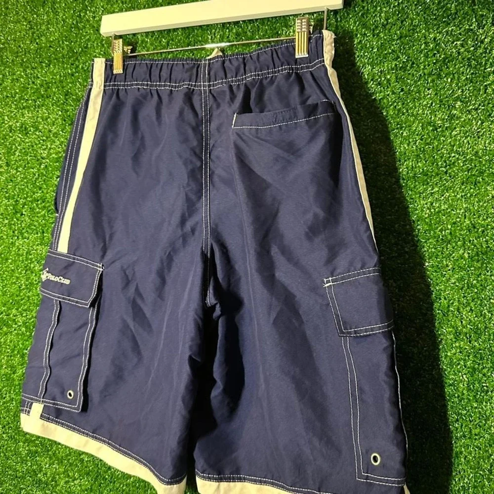 Polo Beverly Hills navy blue swim‎ trunks